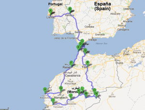 Wyprawa samochodem z Europy do Maroko